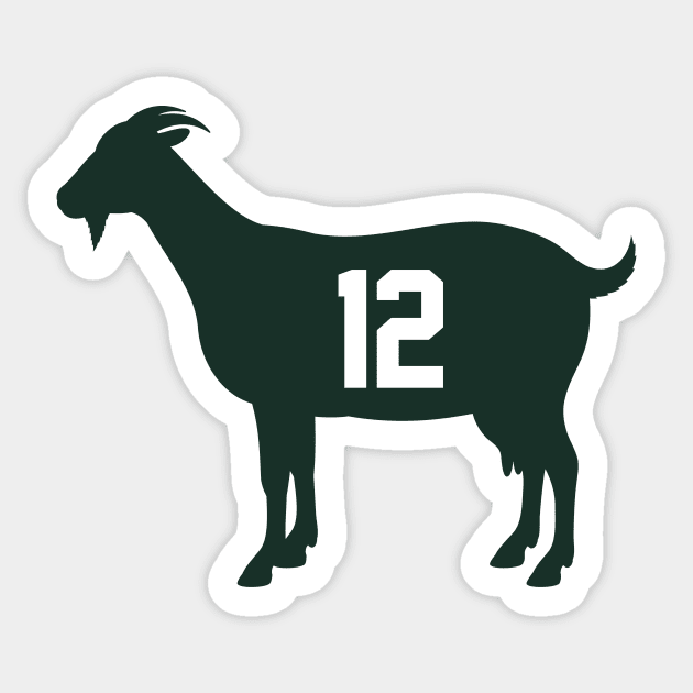 Green Bay Packer GOAT Sticker by N8I